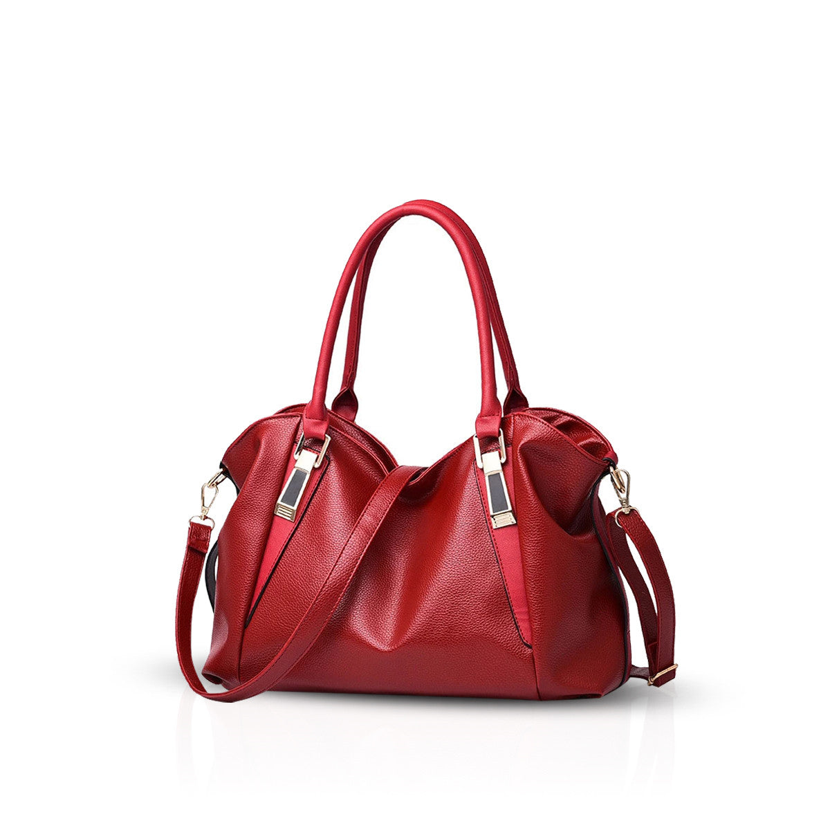 Nicole&Doris Femmes Dame Sacs À Main Sac D'Épaule Sac Messenger Sac Bandoulière Pu Rose[n12882